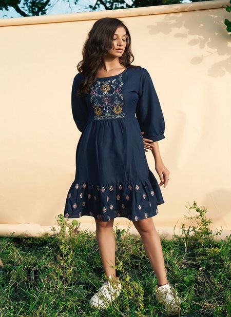 Riya The Conch Fancy Stylish Party Wear Latest Short Kurti Collection Catalog